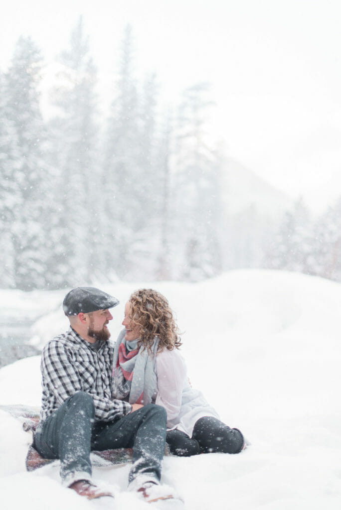 Winter Engagement Session in Oregon