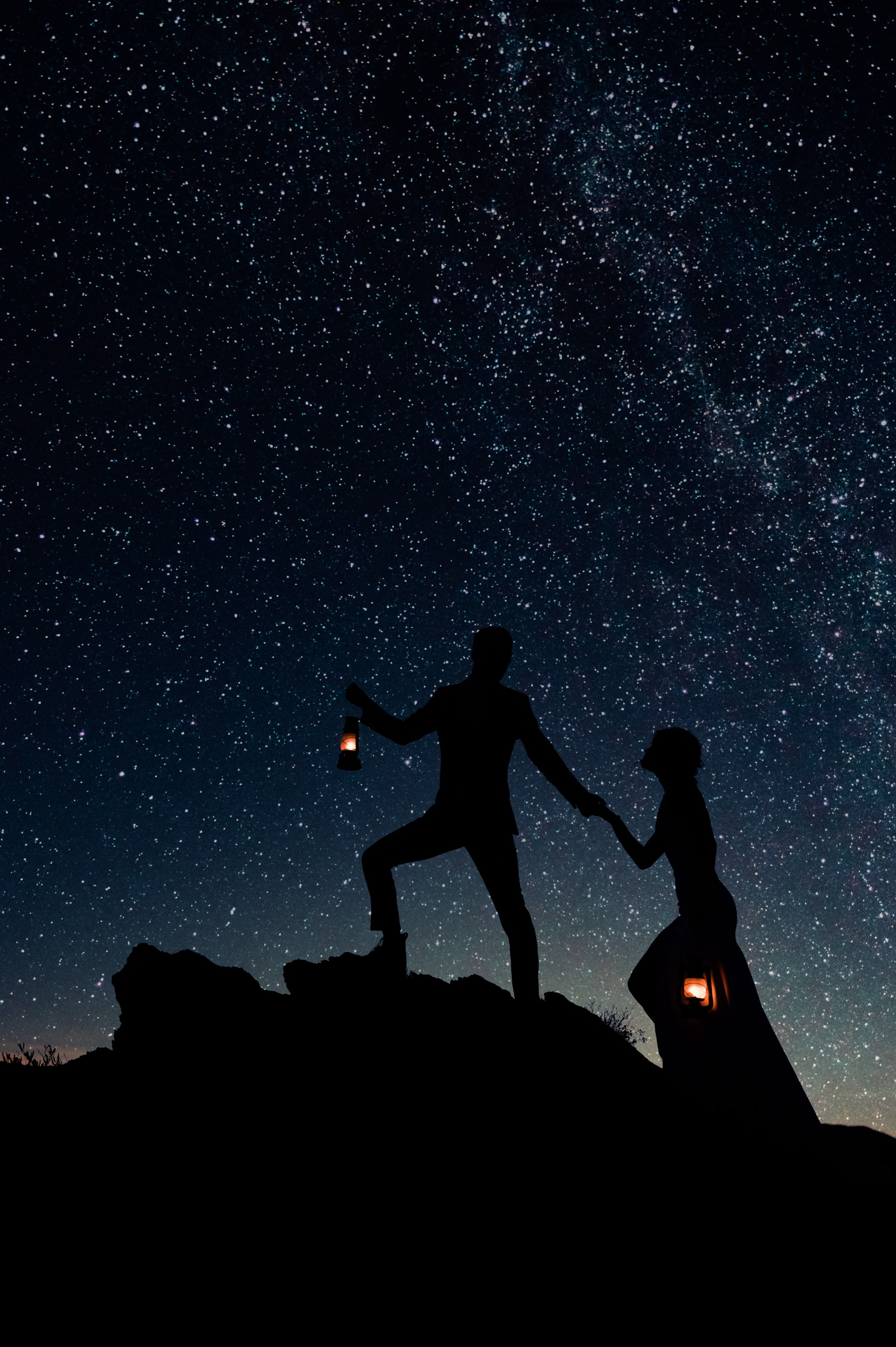 Elopement Starry Sky Picture