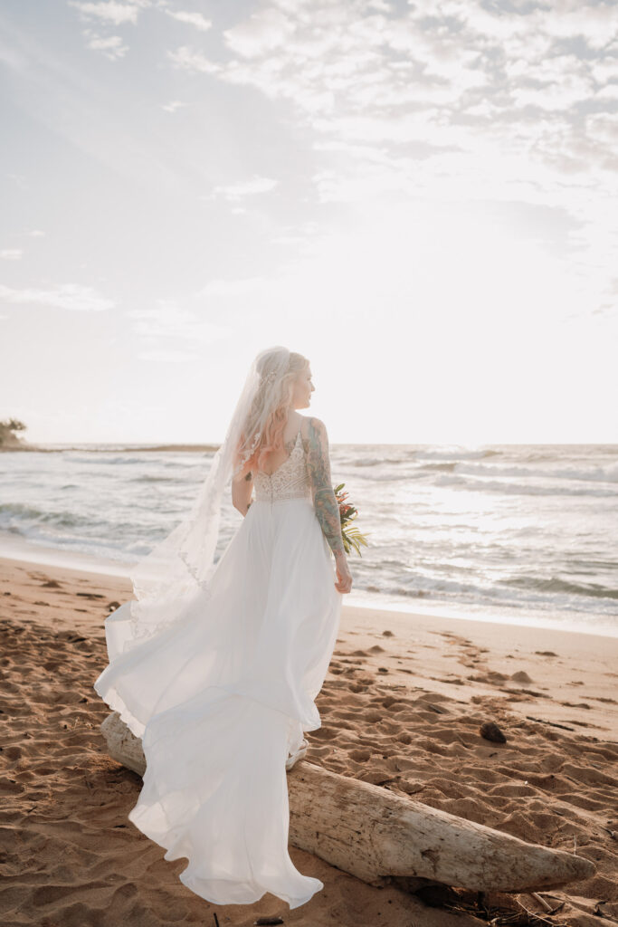 destination wedding on Kauai beach