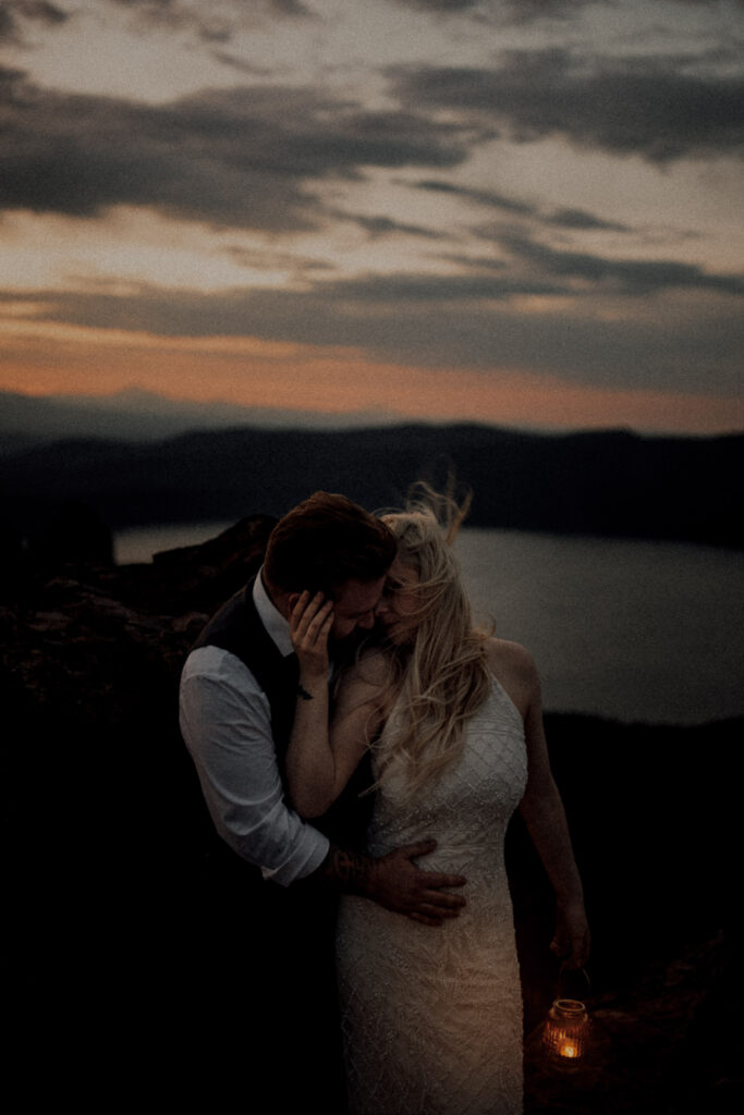 moody PNW elopement photography and video