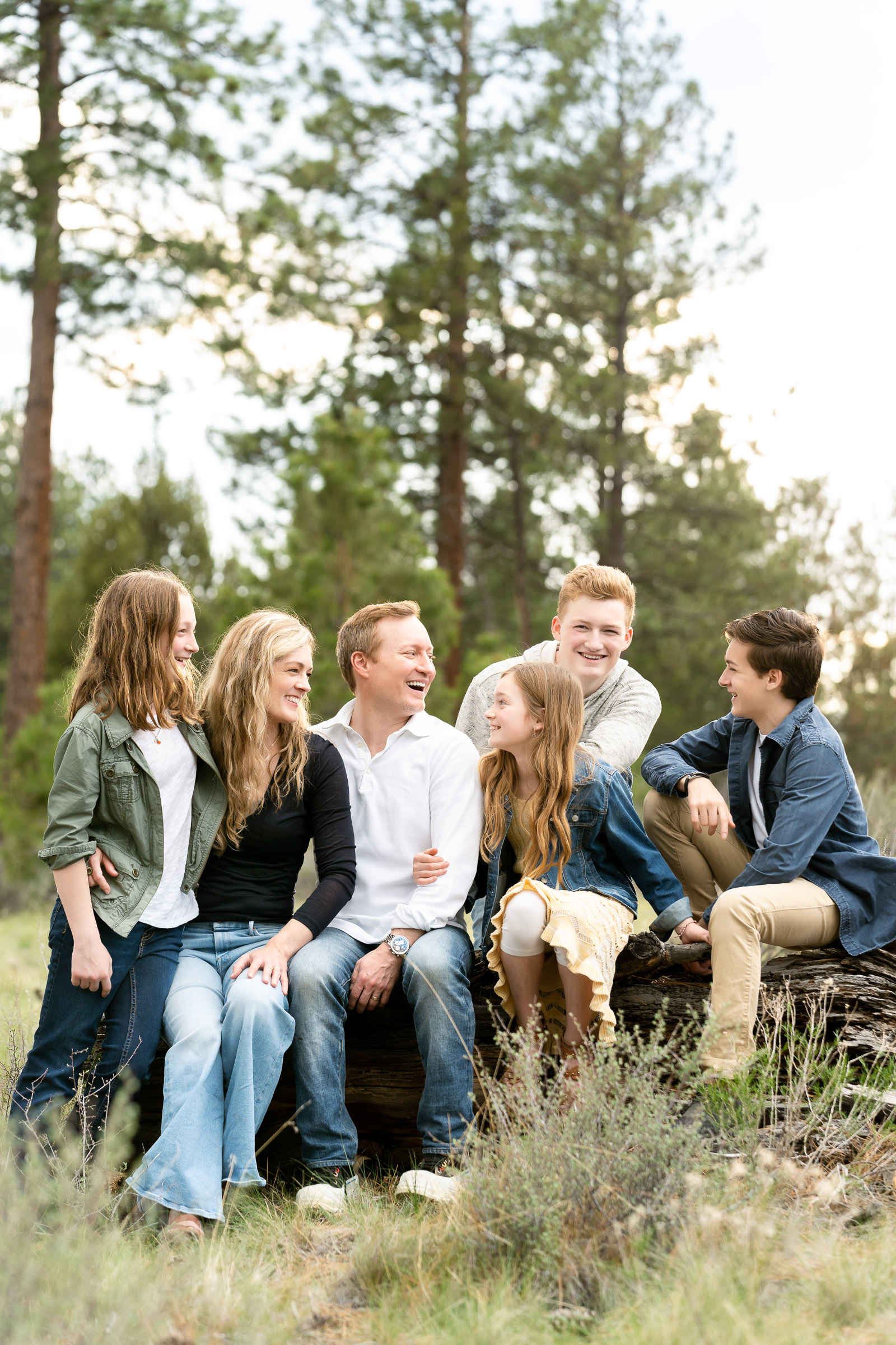 family photo session near bend oregon