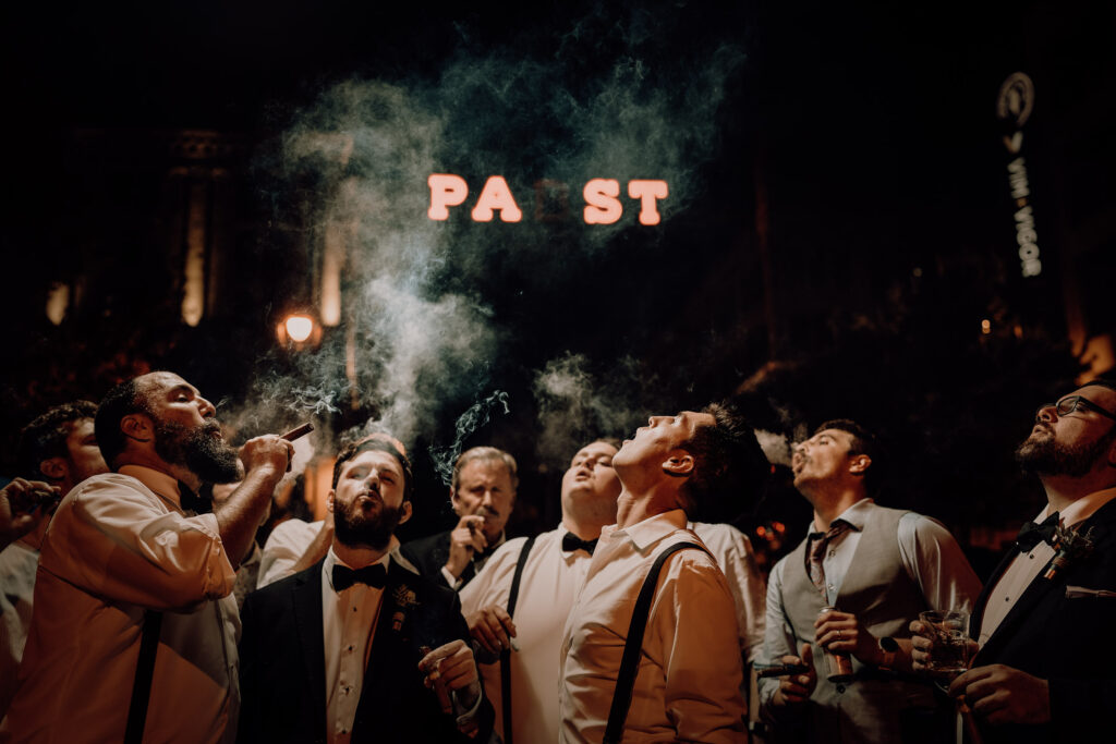 destination wedding at pabst brewery