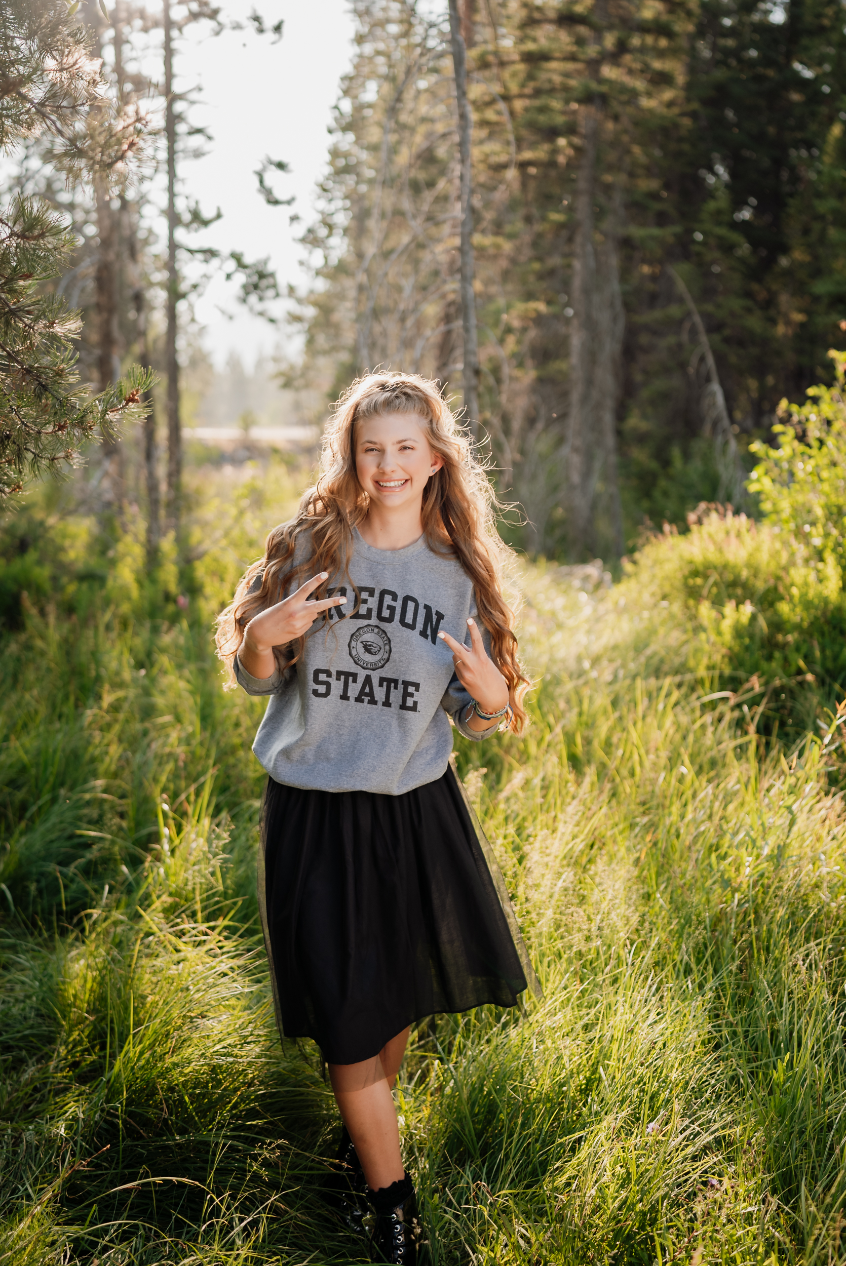 fun senior photos in Bend