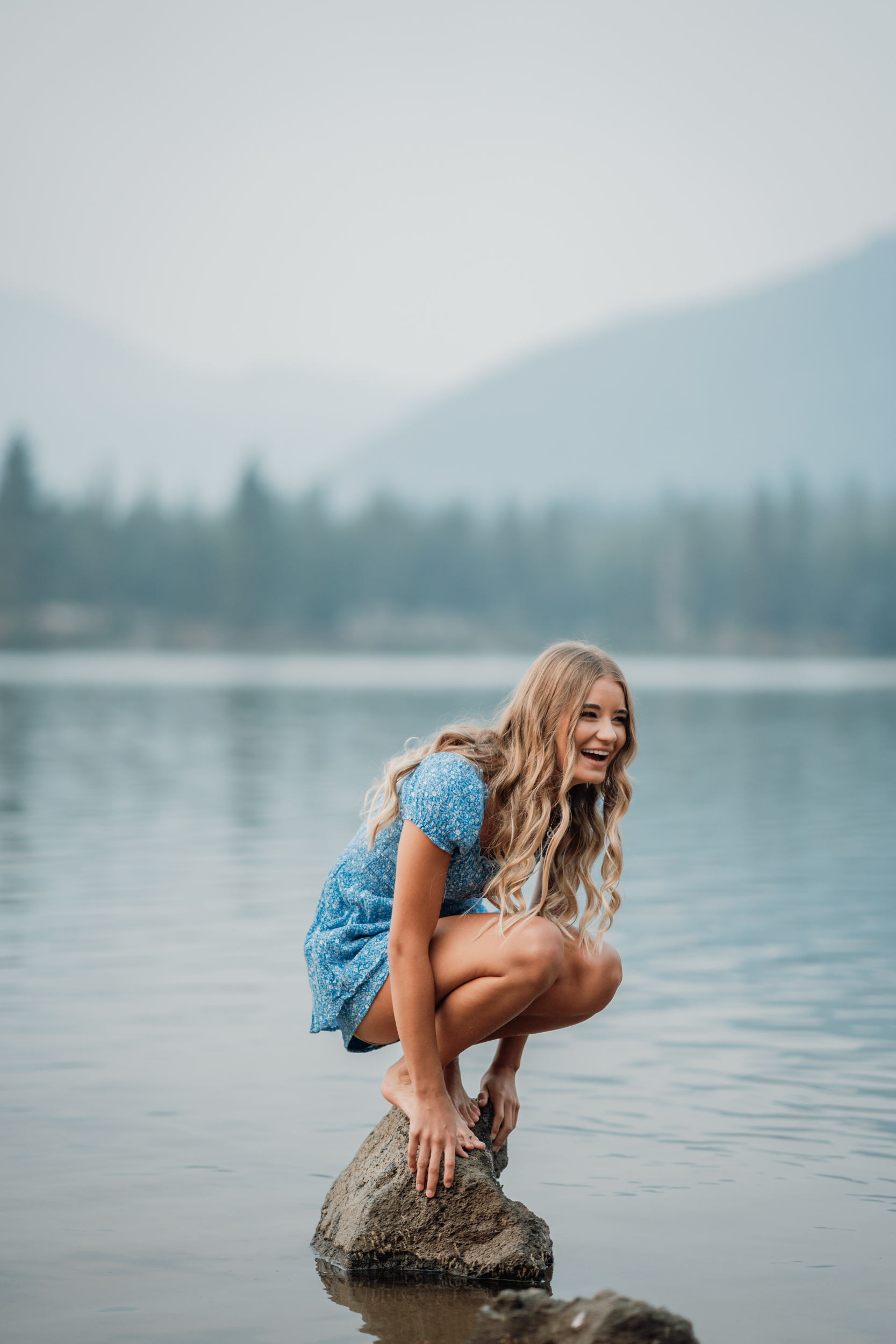 fun senior portraits in Bend oregon